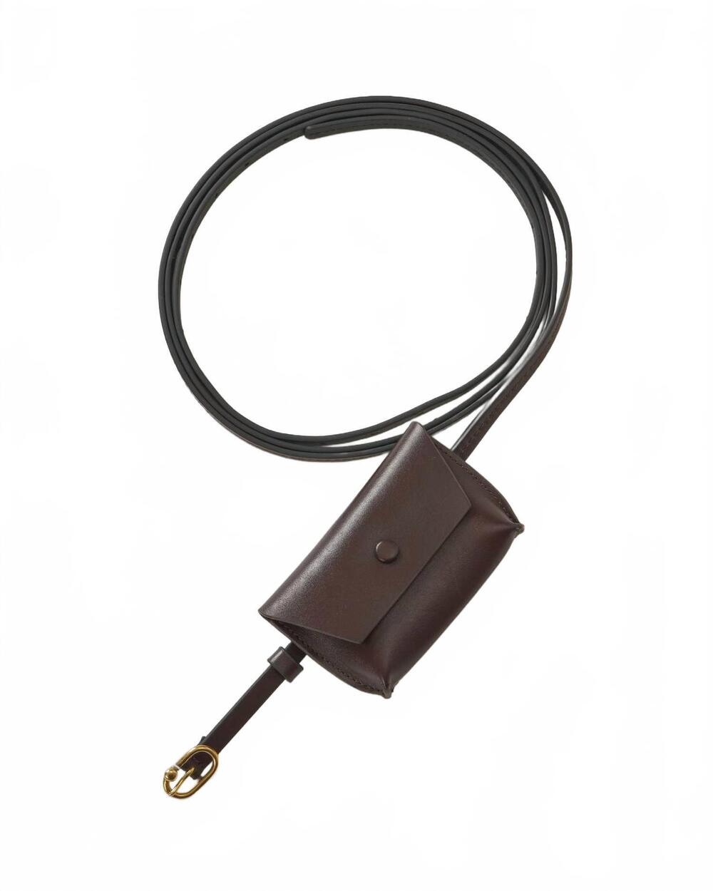 NEW RACHEL COMEY women's double wrap hamcon belt with pouch in auburn